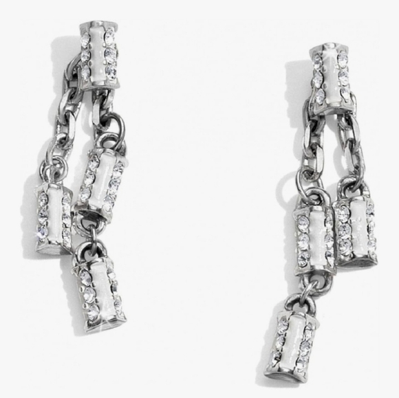 Brighton Jewelry - Brighton Silver Chain Drop Earrings
